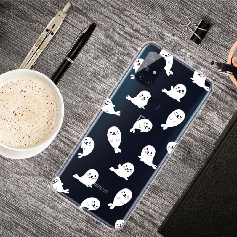 Etui OnePlus Nord N100 Lwy Morskie Etui Ochronne