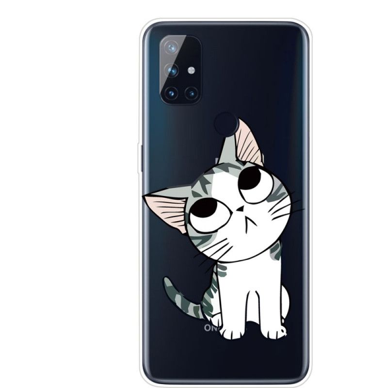 Etui OnePlus Nord N100 Uroczy Kot Etui Ochronne