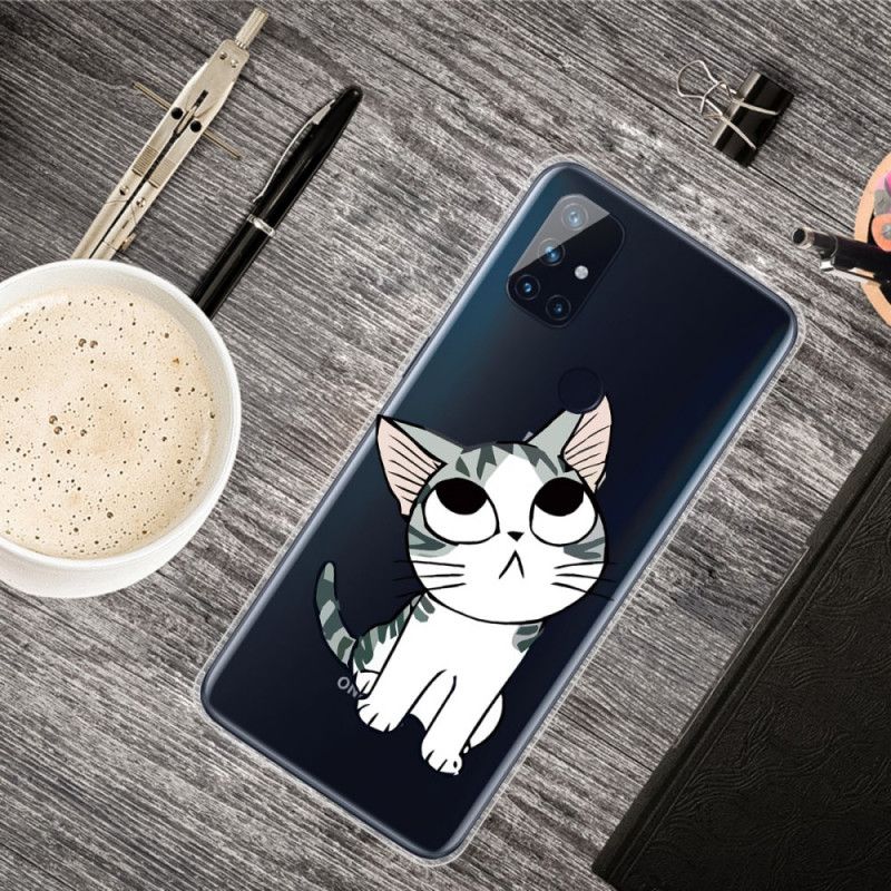 Etui OnePlus Nord N100 Uroczy Kot Etui Ochronne