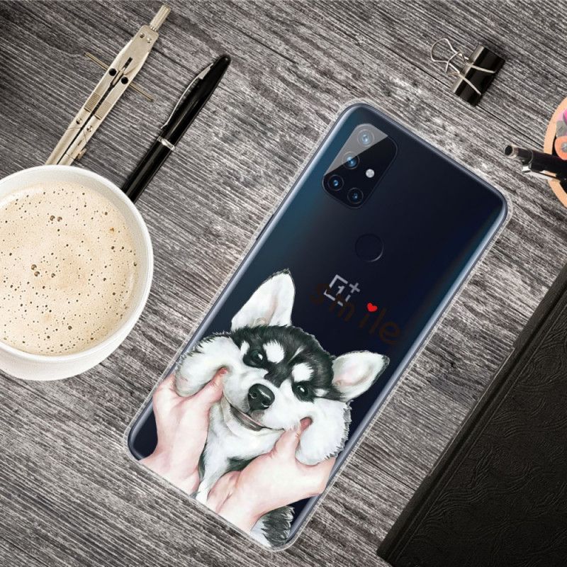 Etui OnePlus Nord N100 Uśmiechnięty Pies