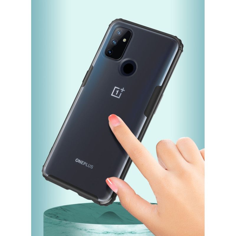 Futerały OnePlus Nord N100 Czerwony Czarny Etui na Telefon Matowa Zbroja Z Efektem