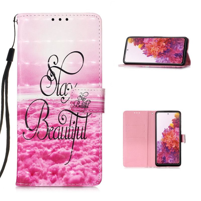 Etui Folio Samsung Galaxy S20 FE Bądź Piękna Etui Ochronne