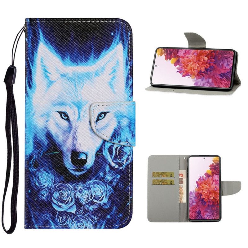 Etui Folio Samsung Galaxy S20 FE Biały Wilk