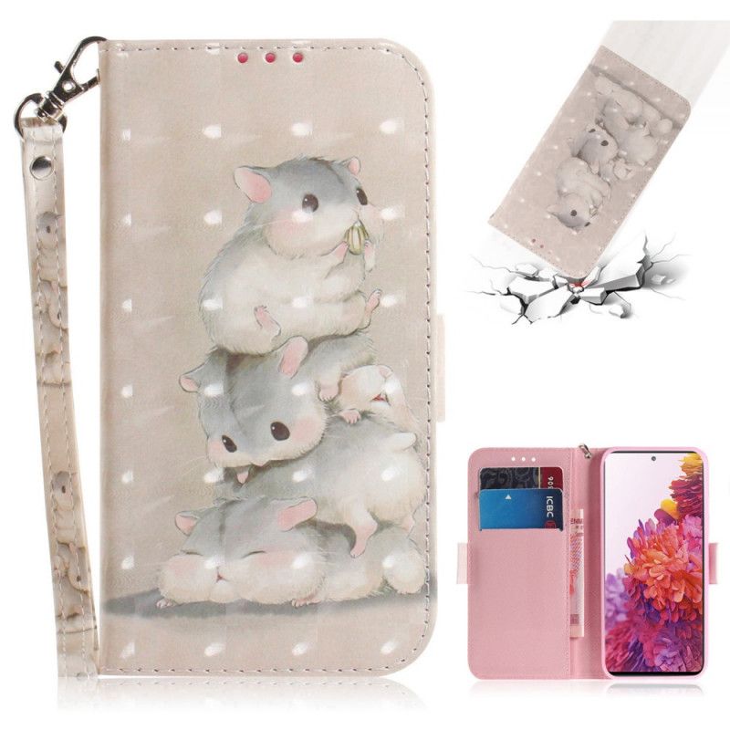 Etui Folio Samsung Galaxy S20 FE Chomiki Ze Stringami