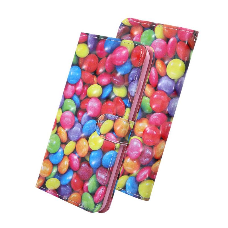 Etui Folio Samsung Galaxy S20 FE Cukierki Punktowe Z Paskiem