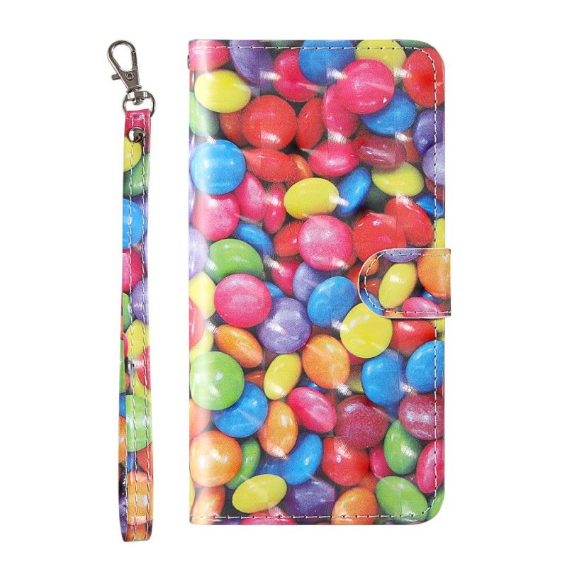 Etui Folio Samsung Galaxy S20 FE Cukierki Punktowe Z Paskiem