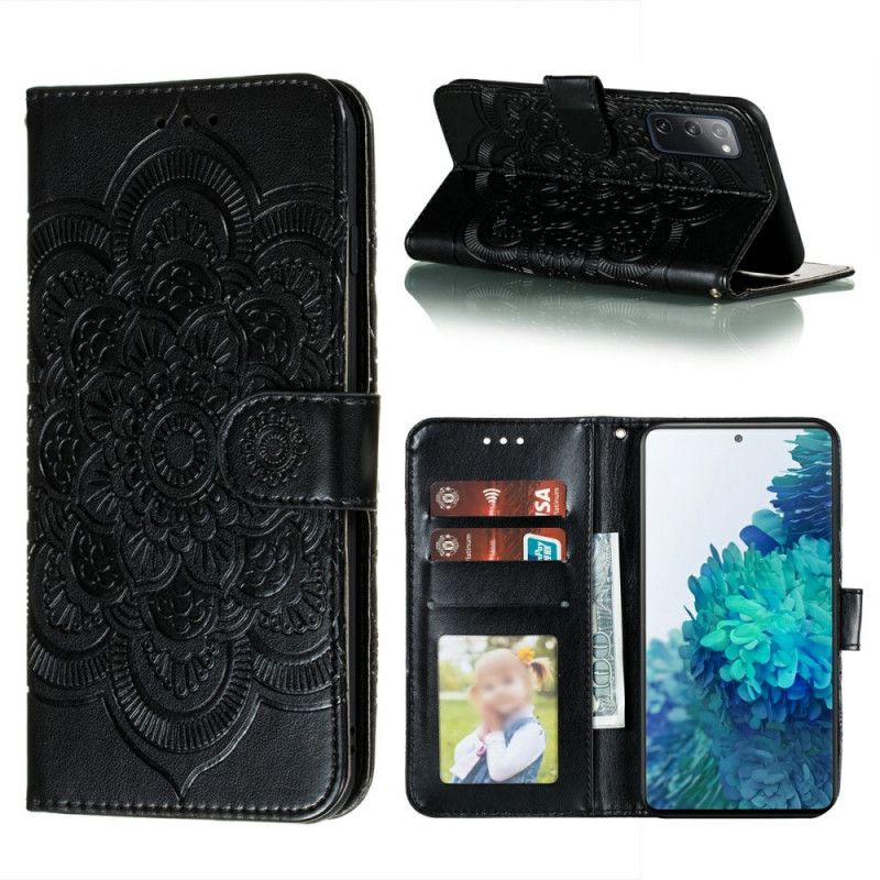 Etui Folio Samsung Galaxy S20 FE Czarny Cała Mandala