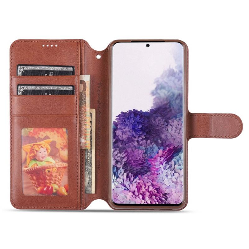 Etui Folio Samsung Galaxy S20 FE Czerwony Czarny Retro Azns