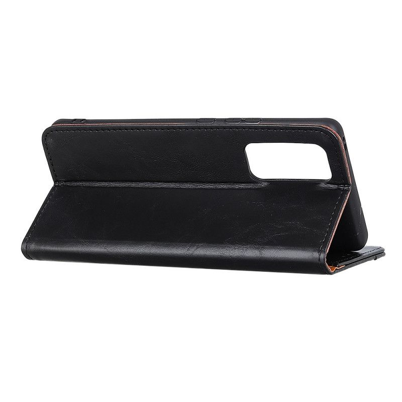 Etui Folio Samsung Galaxy S20 FE Czerwony Czarny Skórzany Styl Elegancji Khazneh Etui Ochronne