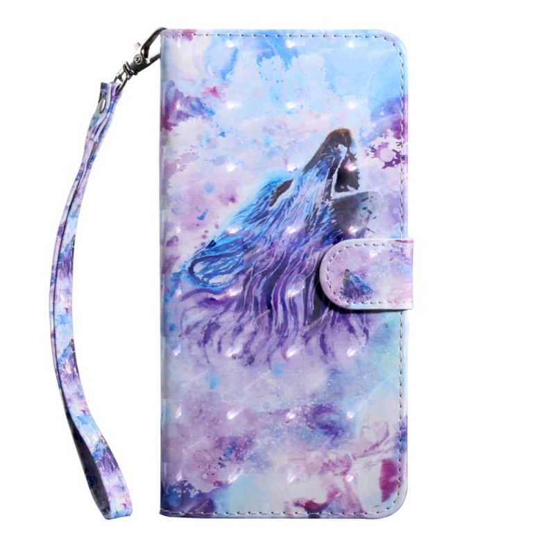 Etui Folio Samsung Galaxy S20 FE Jasnofioletowy Jasnoniebieski Gerald Wilk