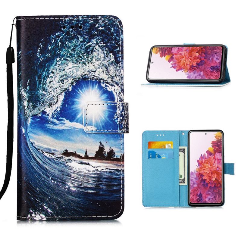 Etui Folio Samsung Galaxy S20 FE Kochaj Falę Etui Ochronne