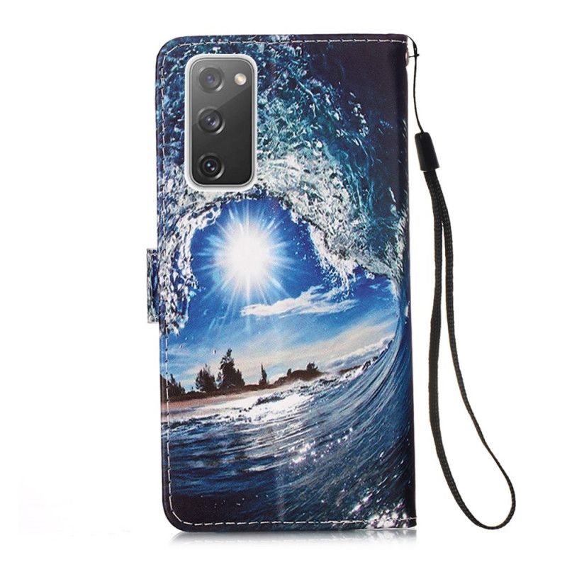 Etui Folio Samsung Galaxy S20 FE Kochaj Falę Etui Ochronne