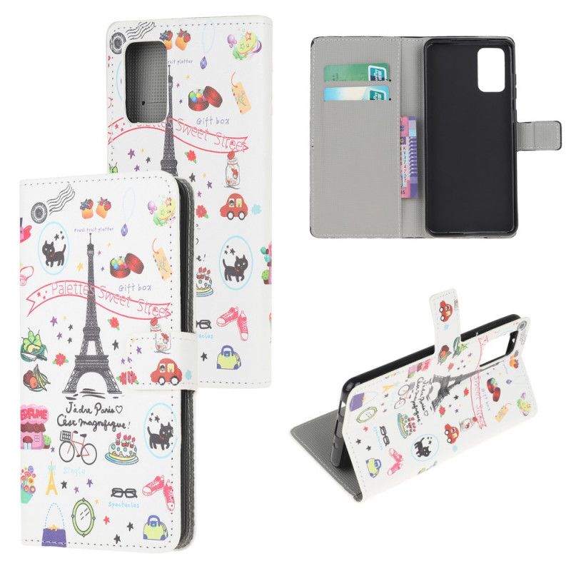 Etui Folio Samsung Galaxy S20 FE Kocham Paryż