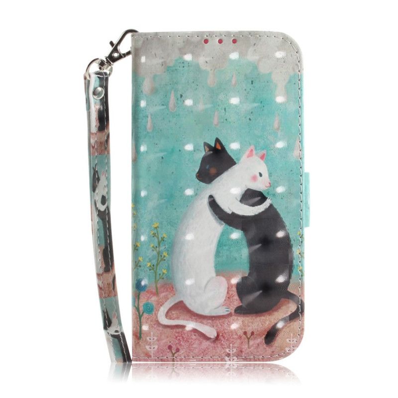 Etui Folio Samsung Galaxy S20 FE Koci Przyjaciele Ze Stringami Etui Ochronne