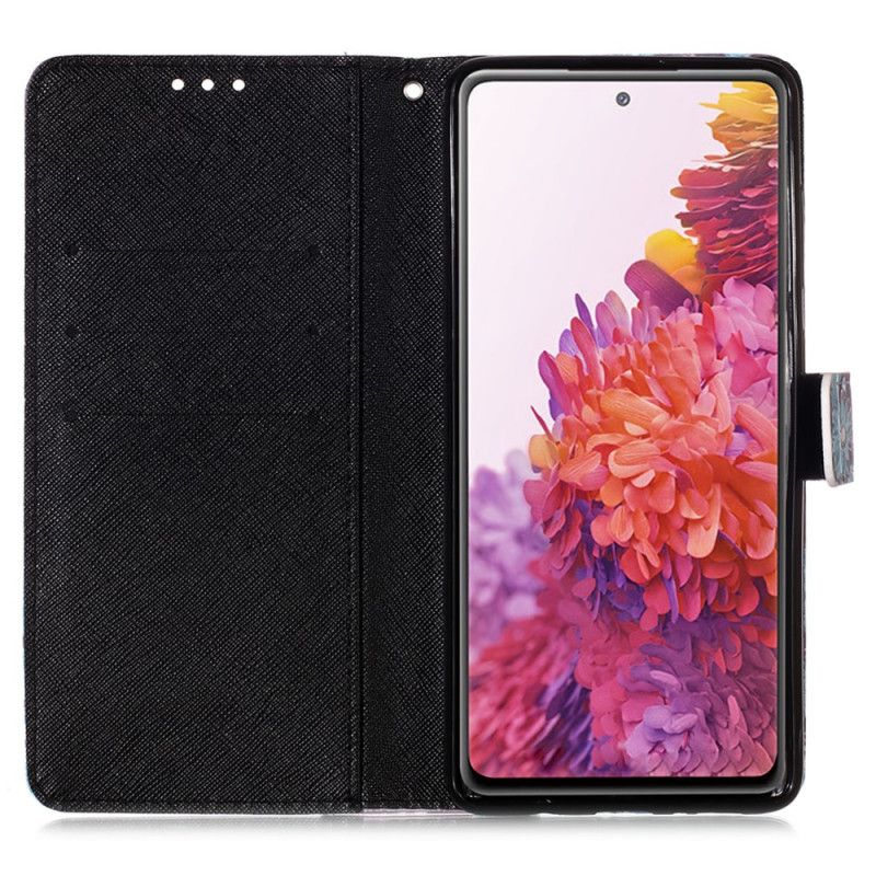 Etui Folio Samsung Galaxy S20 FE Kwiecista Czaszka Etui Ochronne