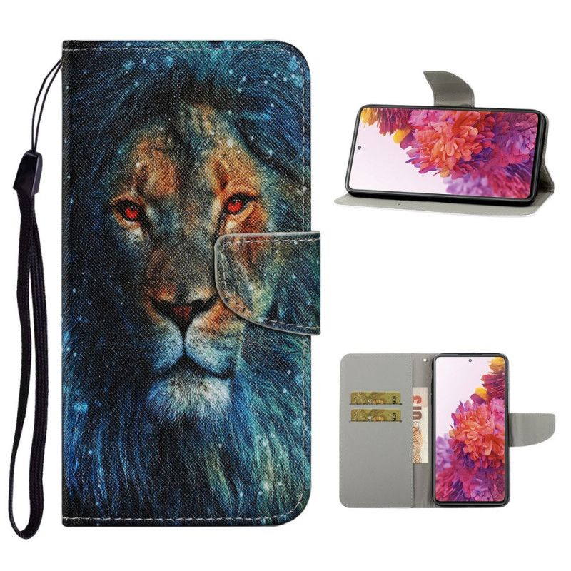 Etui Folio Samsung Galaxy S20 FE Lew Ze Stringami Etui Ochronne