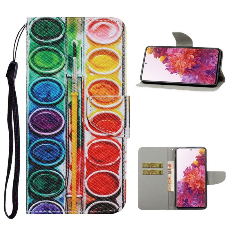 Etui Folio Samsung Galaxy S20 FE Malowanie Etui Ochronne