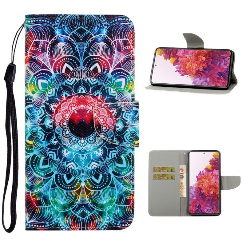 Etui Folio Samsung Galaxy S20 FE Mandala Na Niebie Etui Ochronne