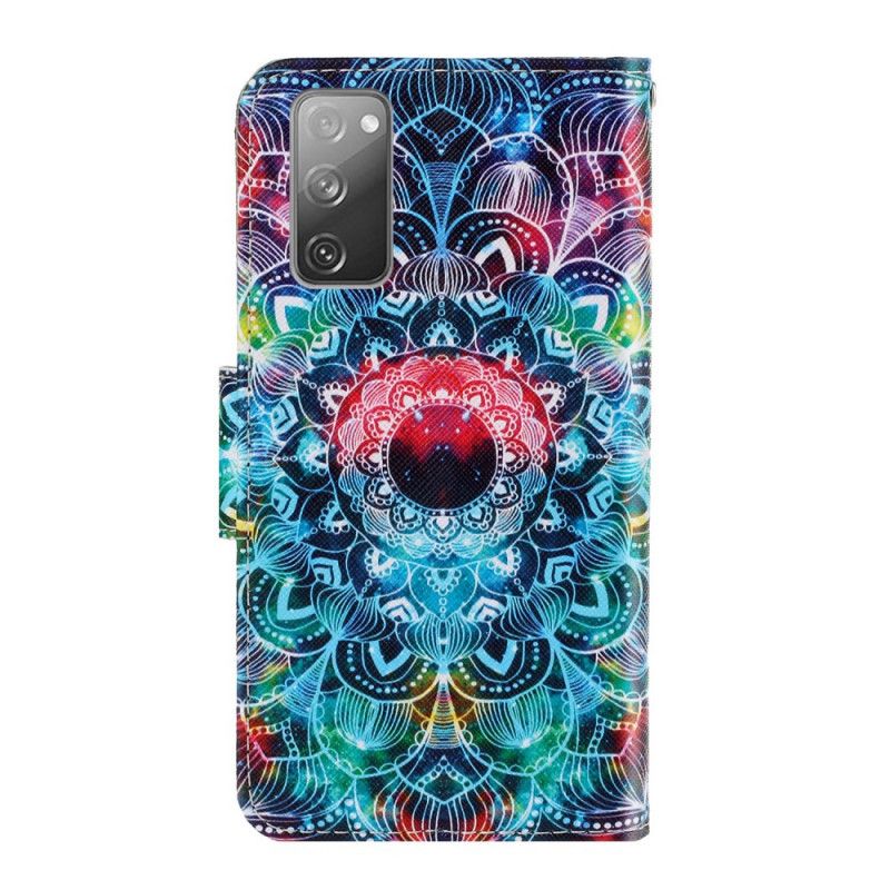 Etui Folio Samsung Galaxy S20 FE Mandala Na Niebie Etui Ochronne