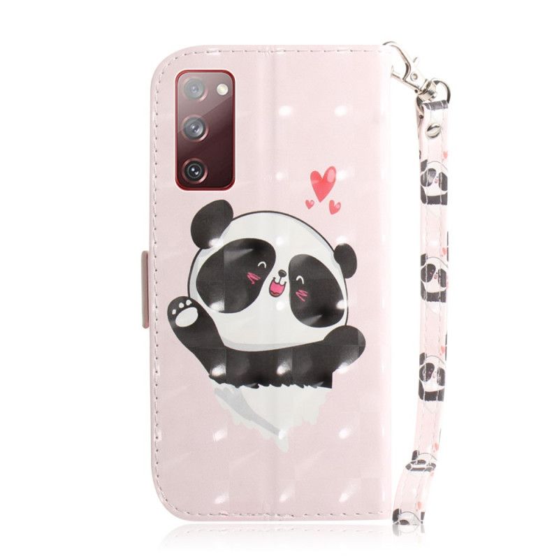 Etui Folio Samsung Galaxy S20 FE Panda Love Ze Stringami