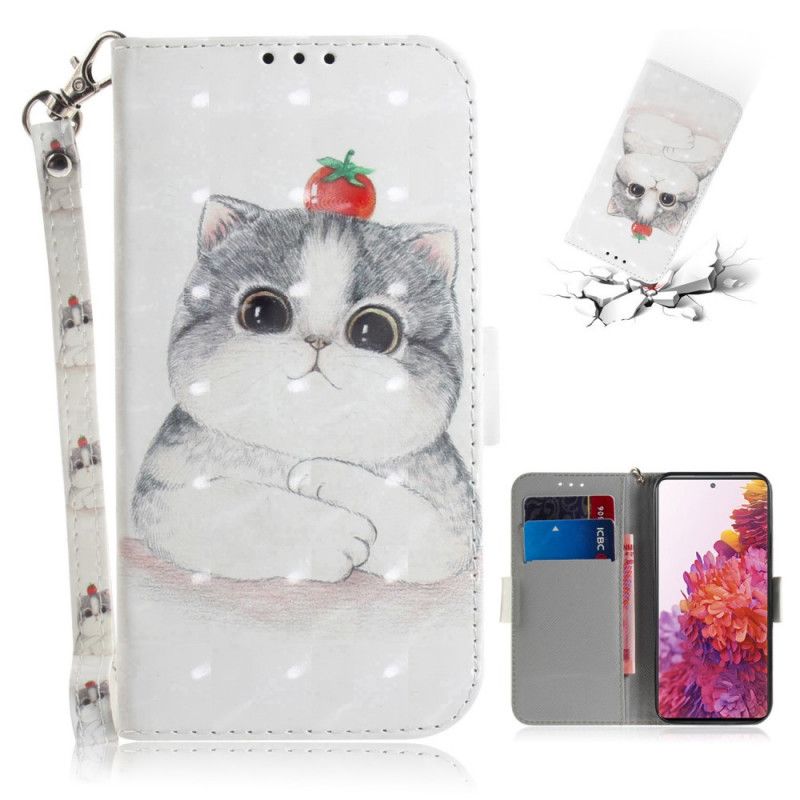 Etui Folio Samsung Galaxy S20 FE Pomidor Na Stringach Cat