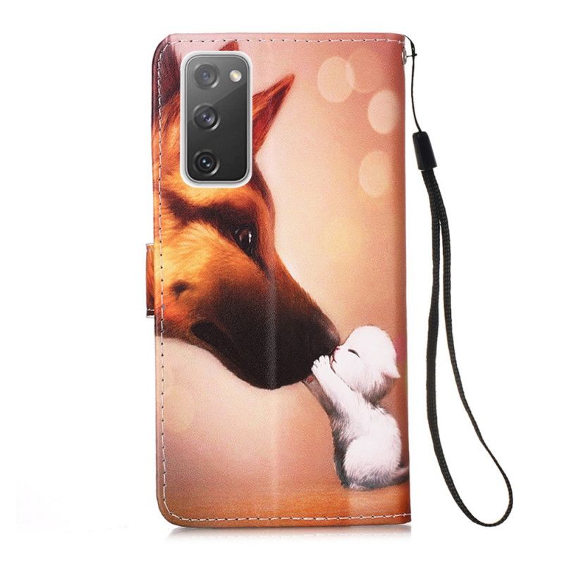 Etui Folio Samsung Galaxy S20 FE Przyjaciel Kota Ernesta Etui Ochronne