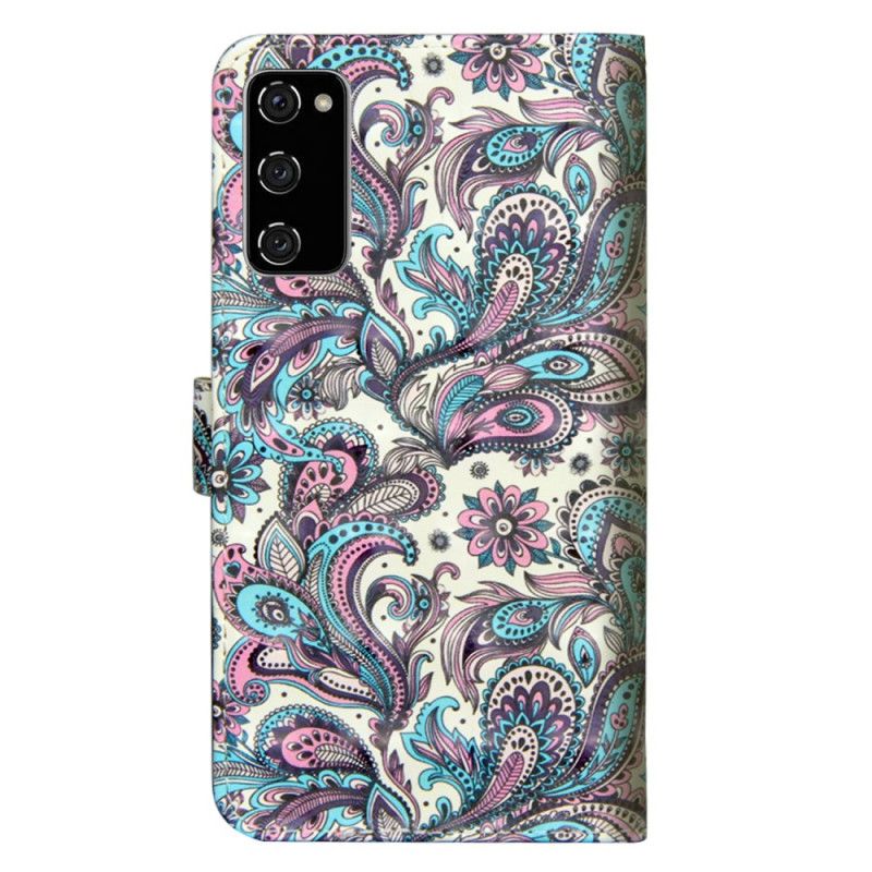 Etui Folio Samsung Galaxy S20 FE Wzorzyste Kwiaty