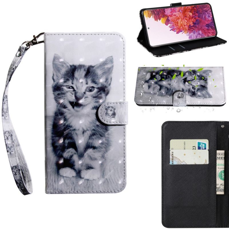 Etui Folio Samsung Galaxy S20 FE Zignoruj Kotka Etui Ochronne