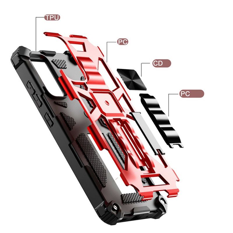 Etui Samsung Galaxy S20 FE Czerwony Czarny Ultra Wytrzymały Zderzak Etui Ochronne