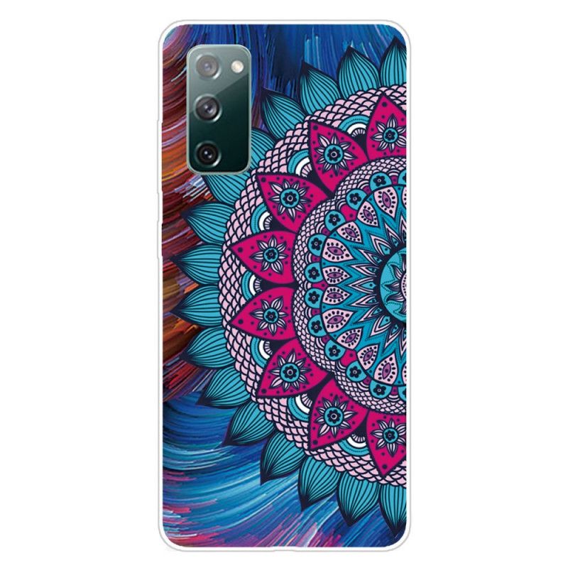 Etui Samsung Galaxy S20 FE Kolorowa Mandala Etui Ochronne