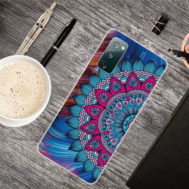 Etui Samsung Galaxy S20 FE Kolorowa Mandala Etui Ochronne