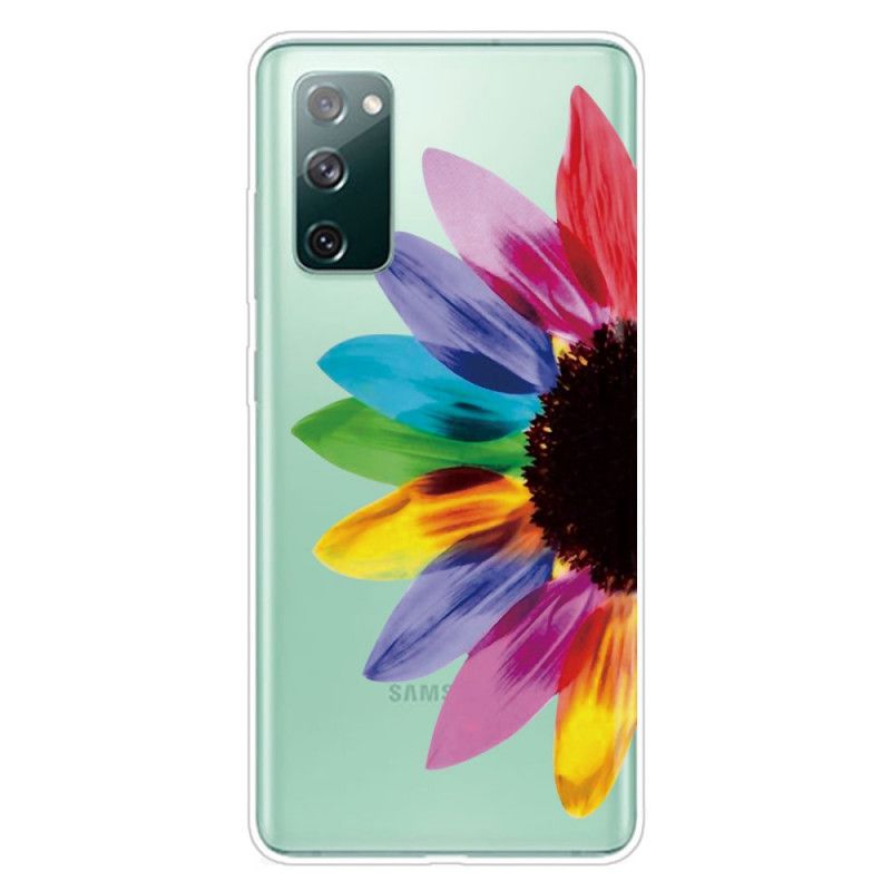 Etui Samsung Galaxy S20 FE Kolorowy Kwiat Etui Ochronne