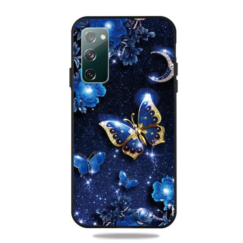 Etui Samsung Galaxy S20 FE Motyl W Nocy Etui Ochronne