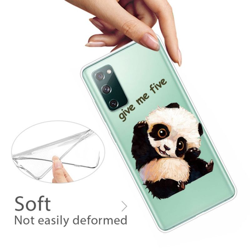 Etui Samsung Galaxy S20 FE Przezroczysta Panda. Daj Mi Pięć Etui Ochronne