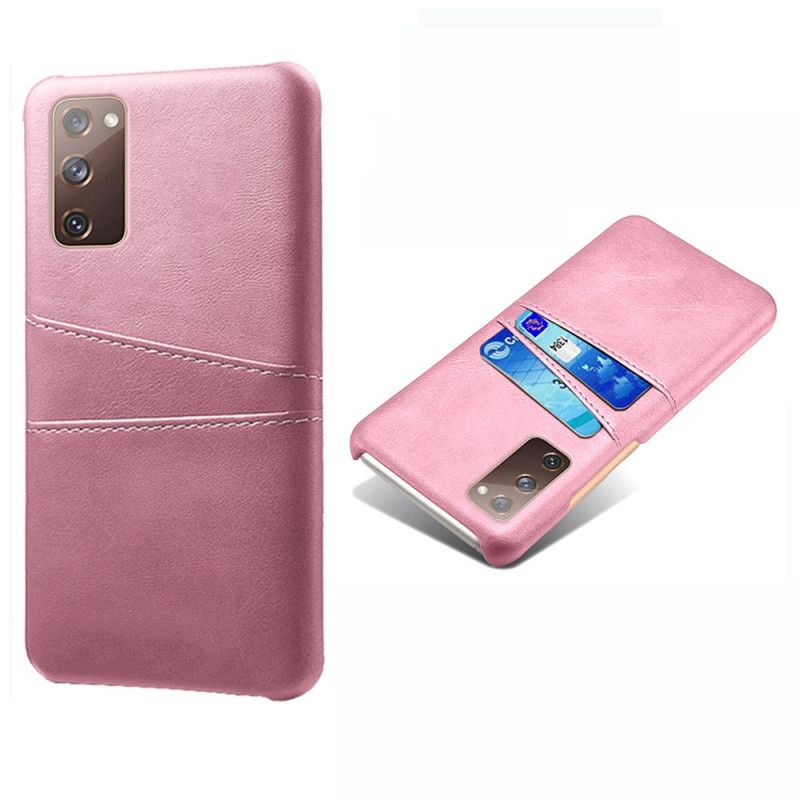 Etui Samsung Galaxy S20 FE Szary Czarny Posiadacz Karty Ksq