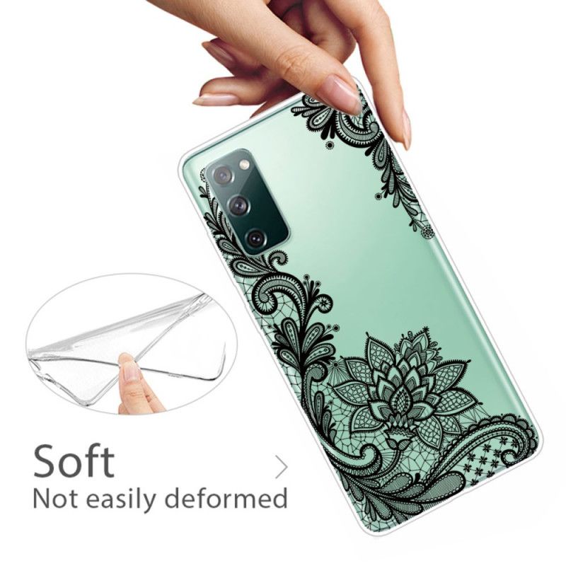 Etui Samsung Galaxy S20 FE Wysublimowana Koronka Etui Ochronne