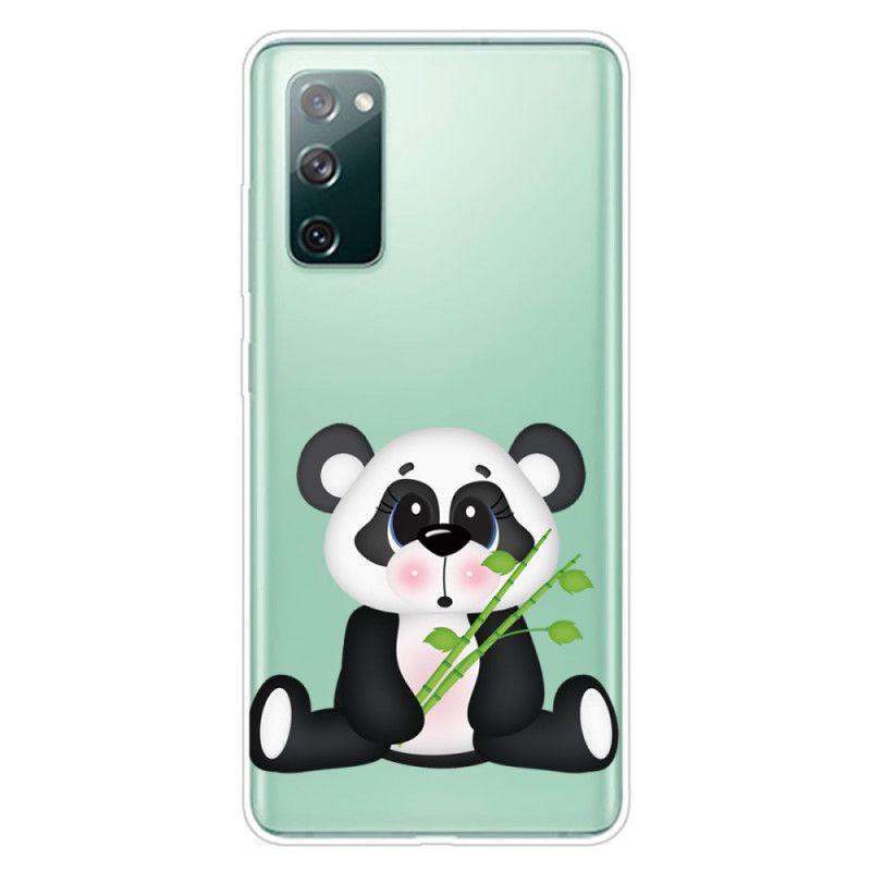 Futerały Samsung Galaxy S20 FE Etui na Telefon Przezroczysta Smutna Panda