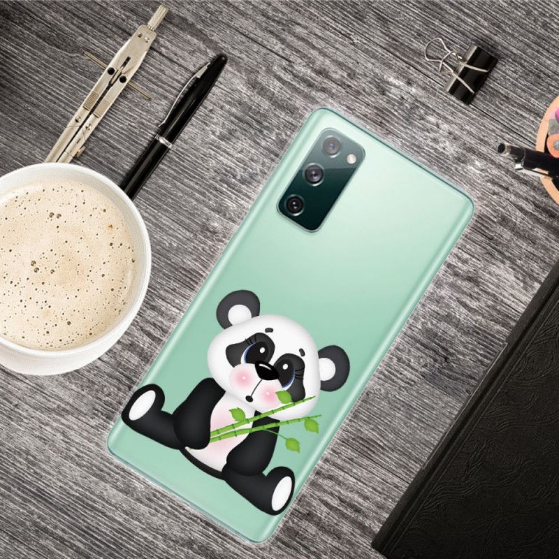 Futerały Samsung Galaxy S20 FE Etui na Telefon Przezroczysta Smutna Panda