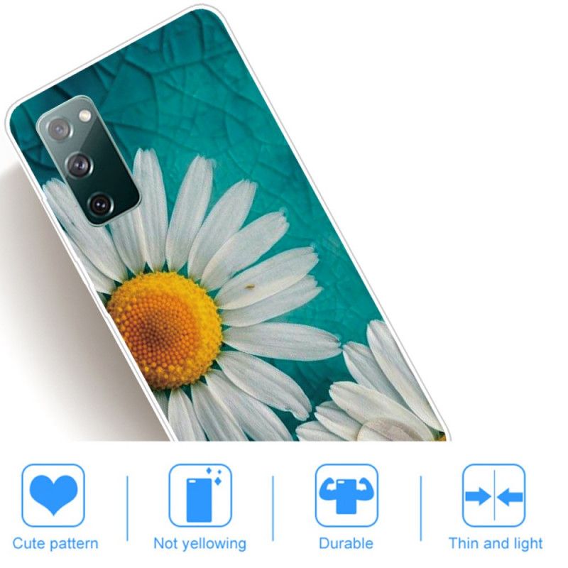 Futerały Samsung Galaxy S20 FE Etui na Telefon Stokrotka