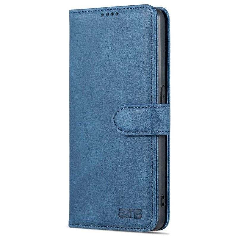 Etui Folio do Oppo Reno 8 Pro Skórzany Efekt Vintage Azns