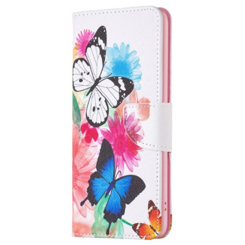 Etui Folio Do Oppo A98 5g Dwa Motyle