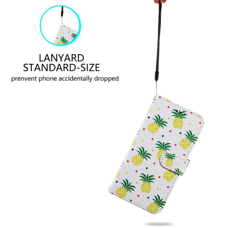 Etui Folio Oppo A98 5g Ananas Z Paskiem