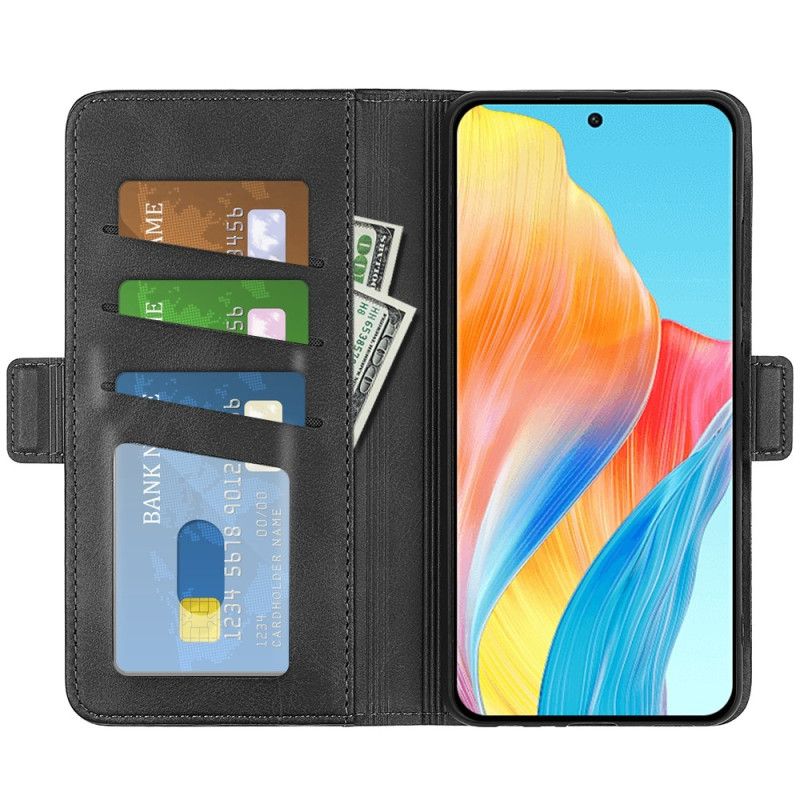 Etui Folio Oppo A98 5g Podwójne Zapięcie