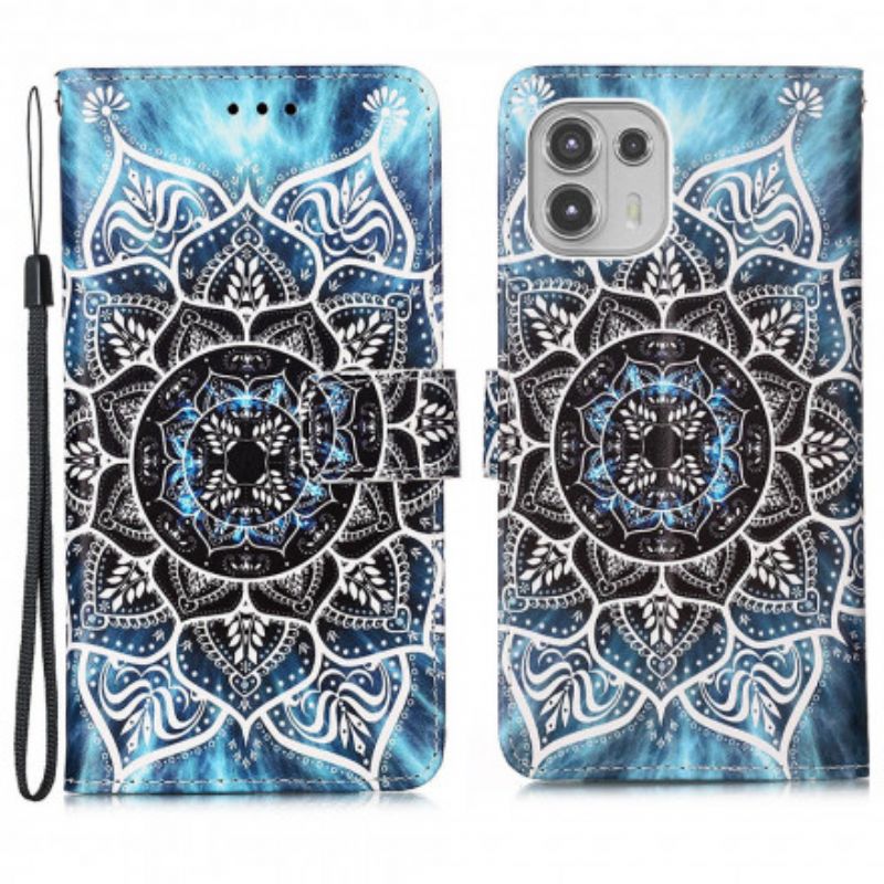 Etui Folio Do Motorola Edge 20 Lite Mandala Na Niebie