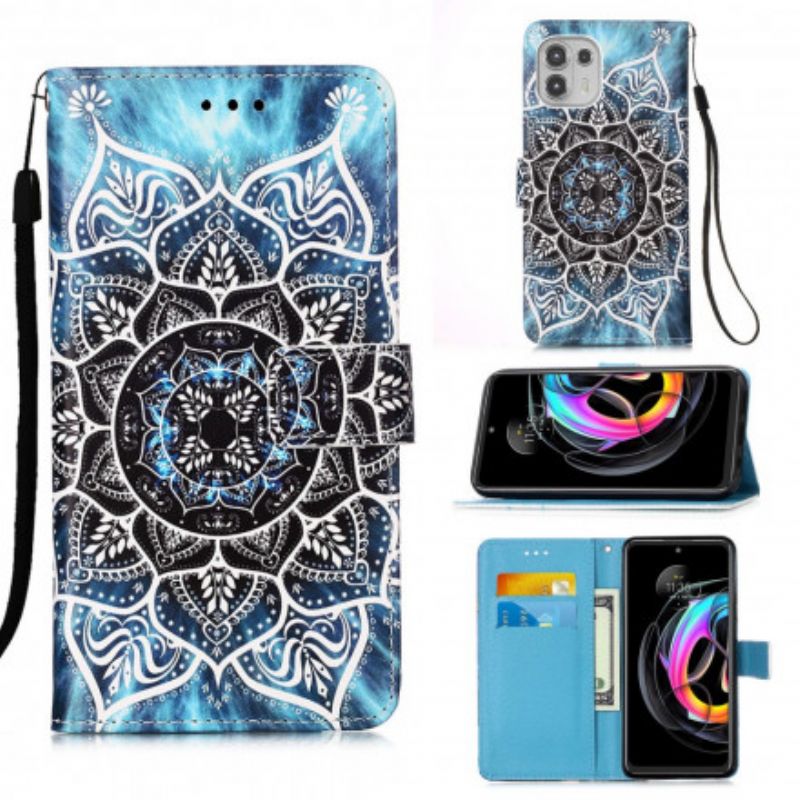 Etui Folio Do Motorola Edge 20 Lite Mandala Na Niebie