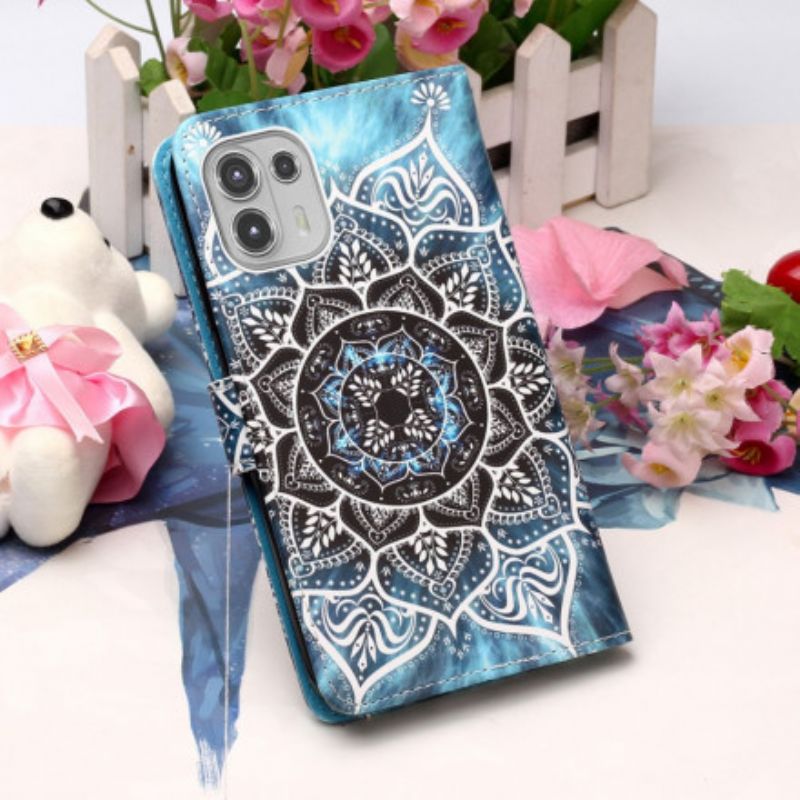 Etui Folio Do Motorola Edge 20 Lite Mandala Na Niebie