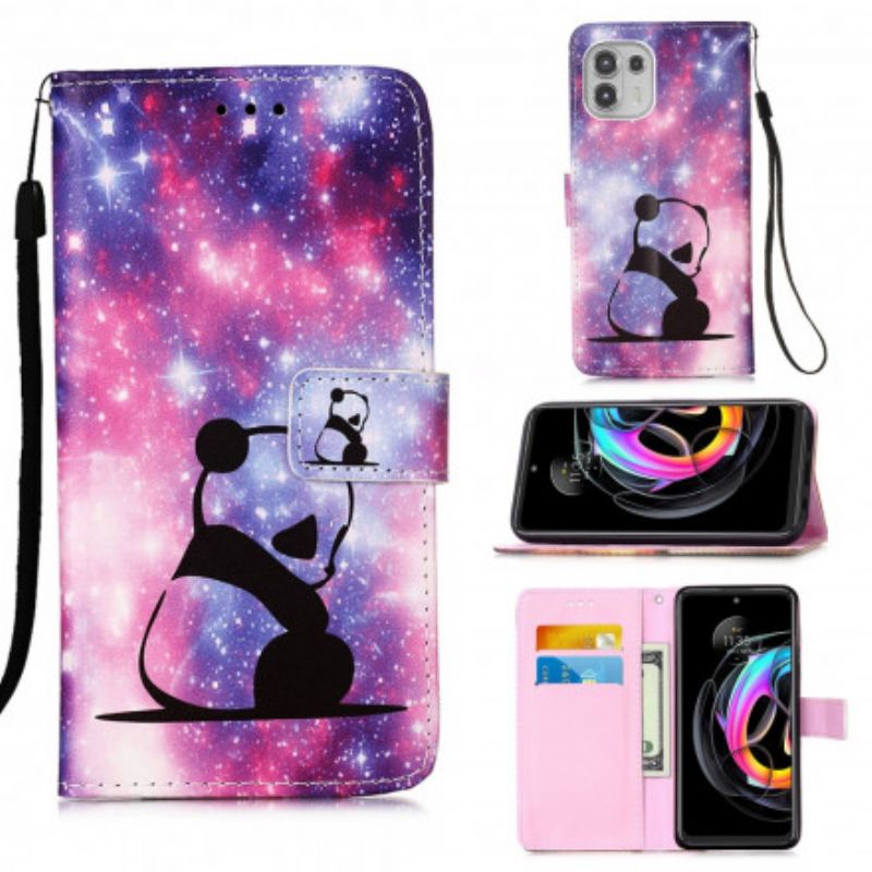 Etui Folio Motorola Edge 20 Lite Panda Galaxy Etui Ochronne