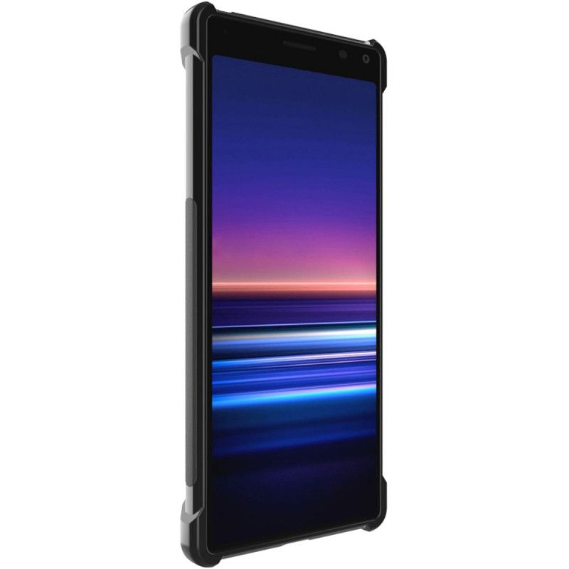 Futerały Sony Xperia 8 Etui na Telefon Szczotkowane Włókno Węglowe Imak