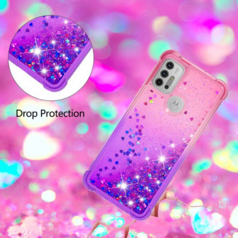 Etui Do Moto G30 / G10 Brokatowe Kolory