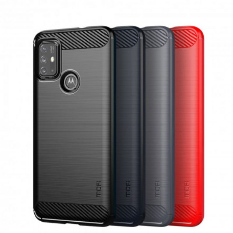 Etui Do Moto G30 / G10 Szczotkowane Włókna Węglowe Mofi